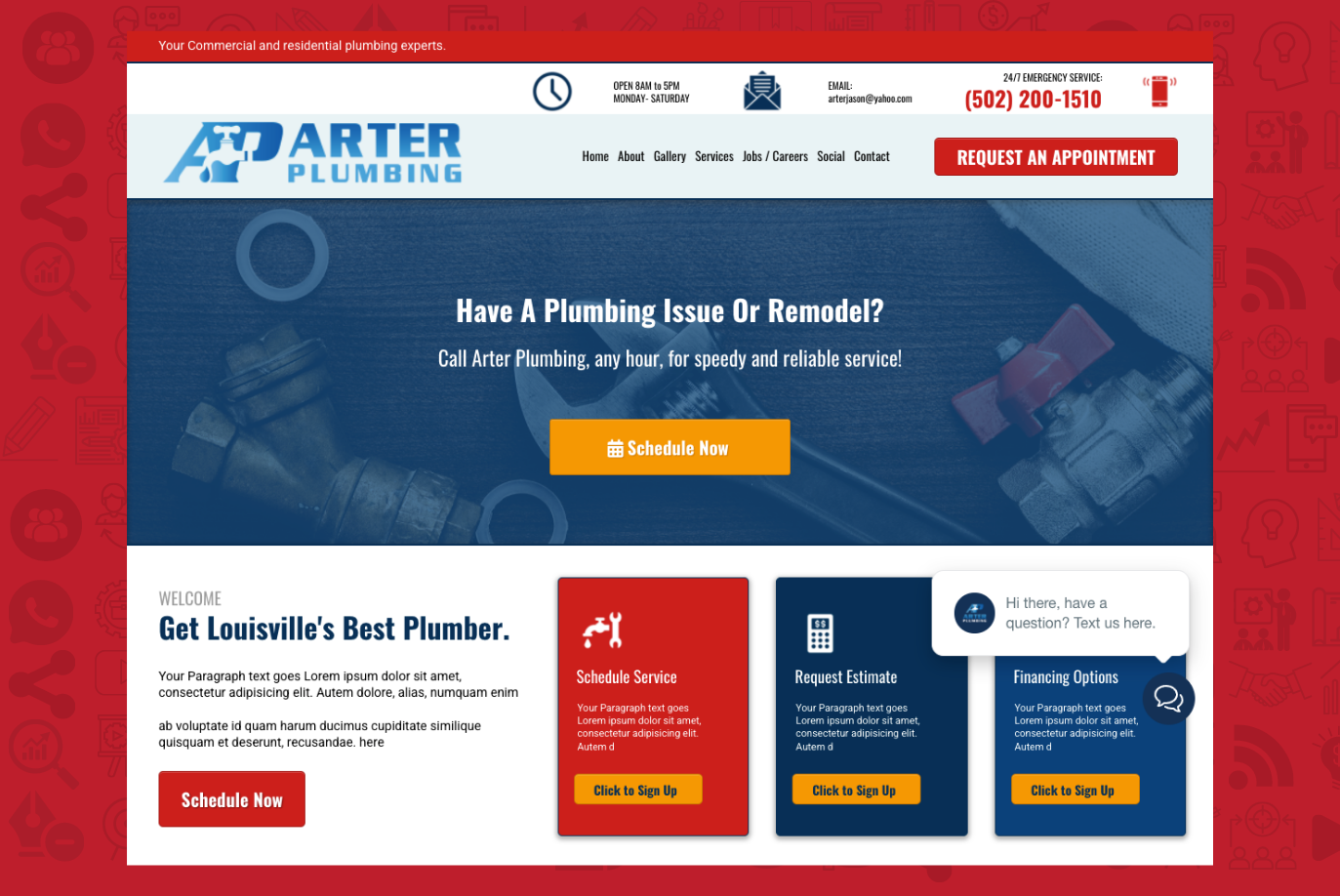 GoHighLevel Plumber Website Template