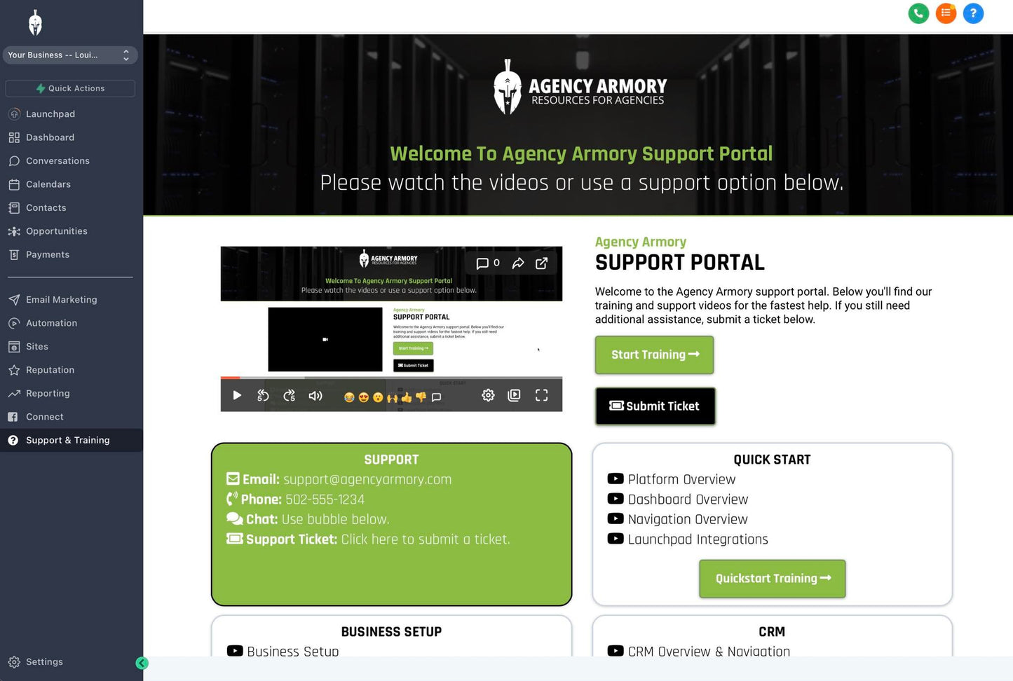 White Label Support Portal Snapshot For GoHighLevel