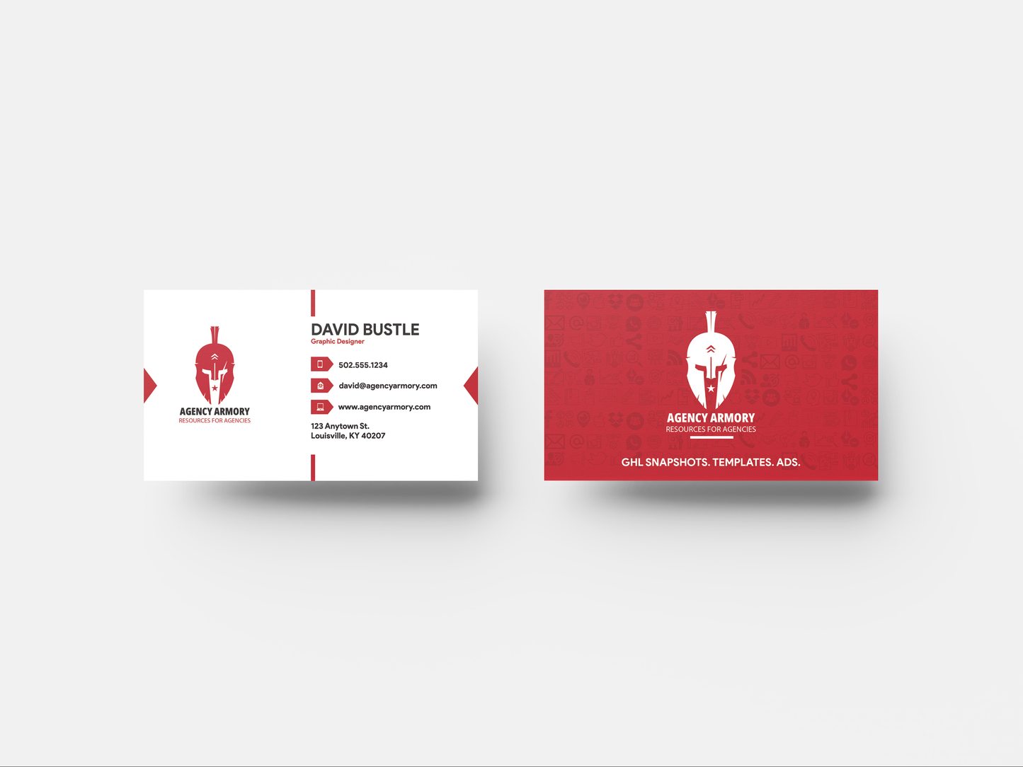 Agency Professional Business Card Template.